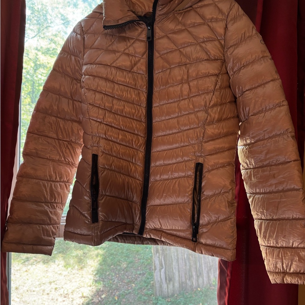 Calvin Klein Beige Puffer Jacket